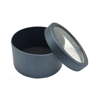 China Large Recyclable Custom Black Round Boxes For Flower Arrangements for sale