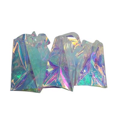 China Holographic Cosmetic Bag Custom Clear Laser Make Up Bag Makeup Bag for sale