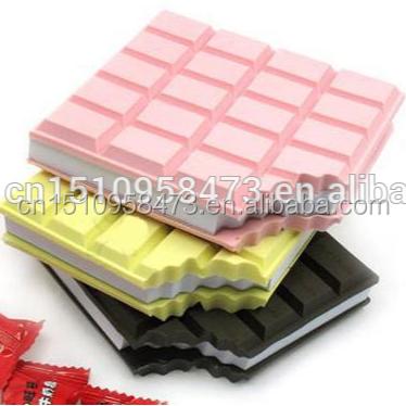 China Self Adhesive Multi Shape Cookie Silicone Chocolate Notebook for sale