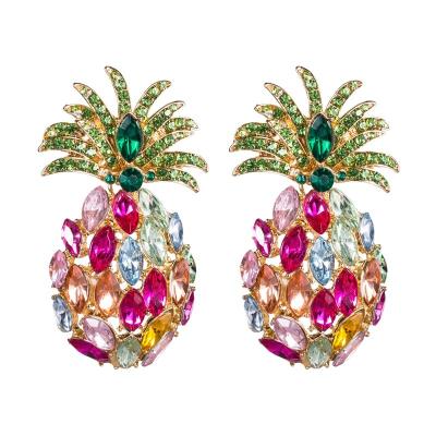 China 2022 news boho fruit hyperbole acrylic resin large earrings fashion acrylic earrings for sale