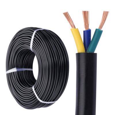 China Electrical Household Appliances Ultra Soft 0.5/0.75M2 PVC Insulated 3 Core Copper Electricity Power Cable Wire for sale