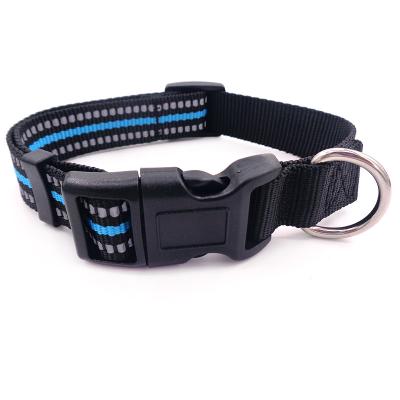 China Thoughtful Pet Products Supply Custom New Amazon Thoughtful Trending Dog Collars Striped for sale