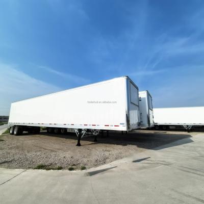 China America Market Semi-Trailer with Sliding Axle System and Aluminum Composite Sandwich Insulation Walls for sale