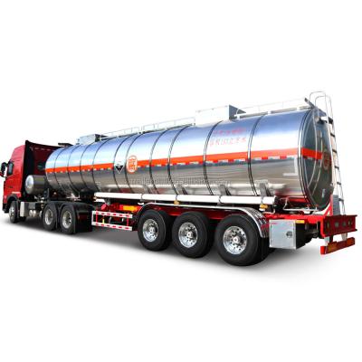 Cina 25T Tanker Truck Trailer Heavy Duty per l'olio di palma caldo in Kenya in vendita