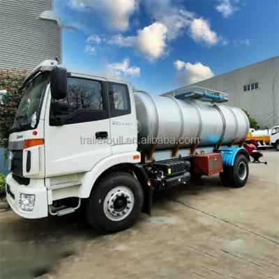 China 11-20T Foton / Forland Chassis 270hp Stainless Steel SS304 Tanker For Water And Food Delivery for sale