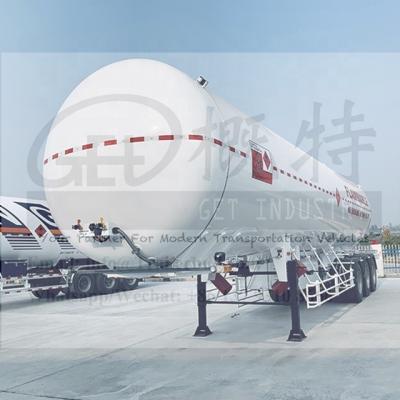 China FUWA BPW Axle 49820L Liquefied Ammonia Tank Semi Trailer With 2