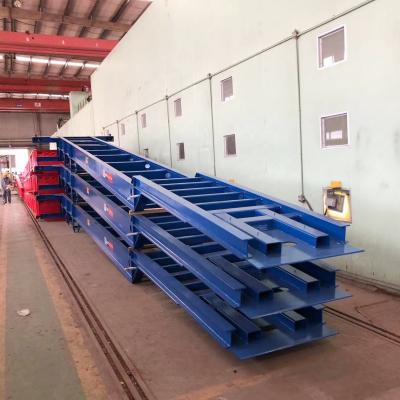 China Truck Trailer 40ft Container Chassis Steel Structure with Optional FUWA 13T x 2 pcs Axles for sale