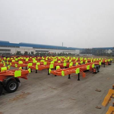 China Max Payload of 40T Semi-Trailer for Terminal Container Chassis for sale