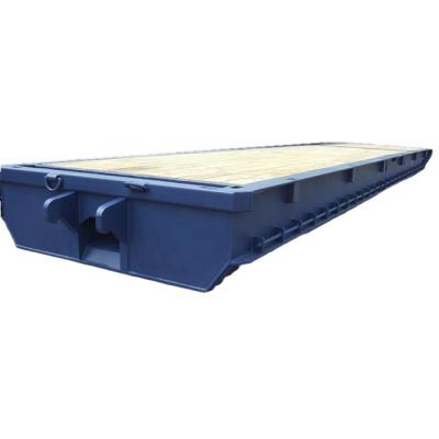 China 60 ft MAFI Flatbed Roller Semi Trailer for Versatile and Durable Cargo Transport for sale