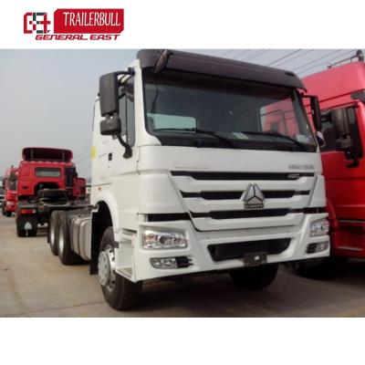 China Towing Euro 2 420HP HOWO 6X4 LHD RHD Heavy Duty Tractor Truck For Semi Trailer Towing for sale