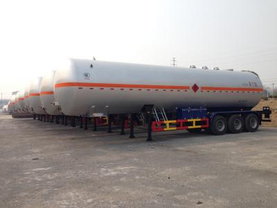 China 56000L 3 Axles Petroleum Gas LPG Tank Trailer With ADR / ASME Standard for sale