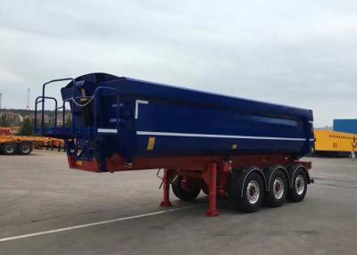 China 30cbm U type hydraulic Dump Semi Trailer with 3 Axles for sand and rocks for sale