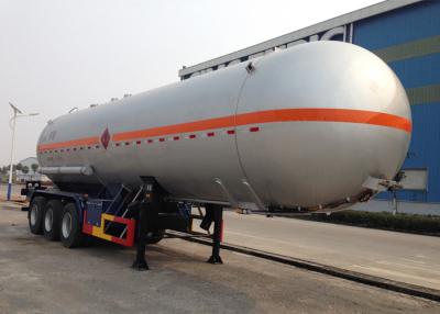 China Carbon Steel 3 Axles LPG Tank Trailer 38000L For Liquid Chloroethylene Transport for sale