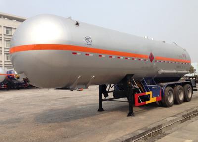 China 3 Axles Liquefied Petroleum LPG Tank Trailer , Liquid Ammonia Tank Trailers 45000L for sale