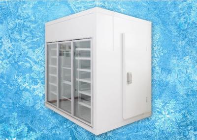 China Galvanized Steel Plate Walk In Freezer Room With PU Composite Sandwich Panel for sale