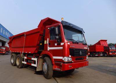 China HOWO 6x4 Tipper Truck  With 371 HP Engine And 19cbm Rear Hydraulic Box for sale