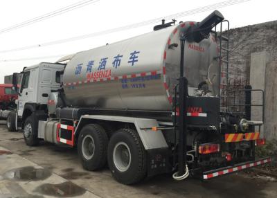 China Road Construction Special Purpose Trucks , Asphalt Distributor Truck 6x4 10000L for sale