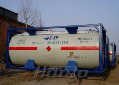 China 20ft Pressure Vessel LPG Storage Tanks / Carbon Steel LPG Transport Tank for sale