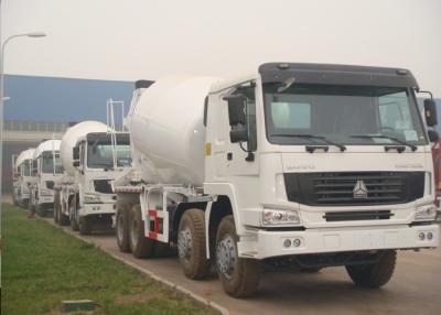 China Sinotruk HOWO 8x4 Special Purpose Trucks , 12 Cbm Concrete Agitator Truck for sale