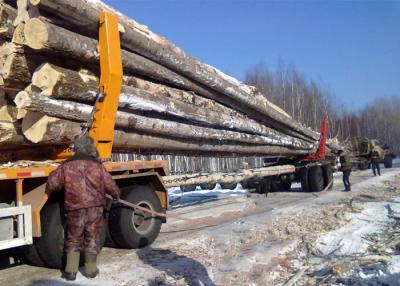 Cina Trailers per camion di legno di acciaio ad alta resistenza per il trasporto di tronchi e legni leggeri in vendita