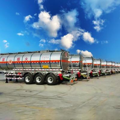 China 36000L 25t 3 Axles Insulation Tank Semi Trailers Heavy Duty for sale