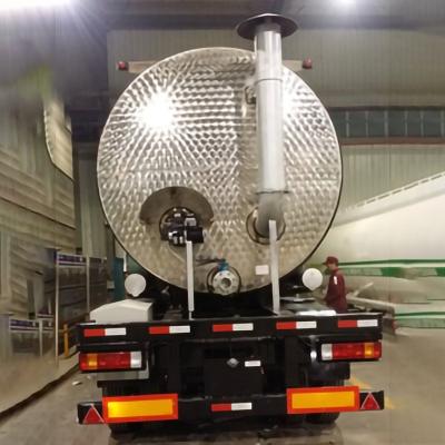 China Heavy Duty 42000 Liters Gasoline Insulated Tanker Trailers for sale