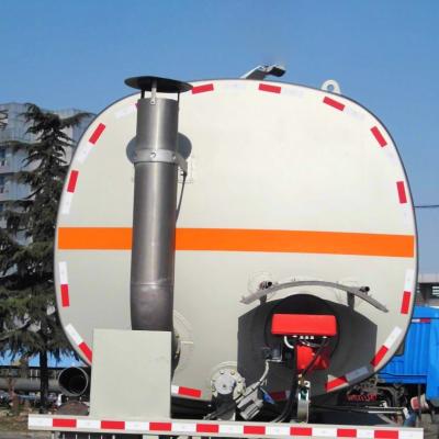 China Insulated Aluminum Pneumatic Fuel Tanker Trailer For Sale for sale