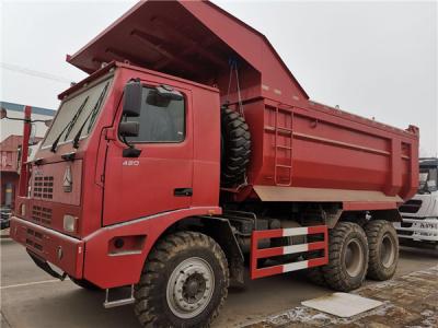 China Ten Wheel Mine Work Dump Camión de segunda mano 6000x2300x1500 Caja hecha en 2016 en venta