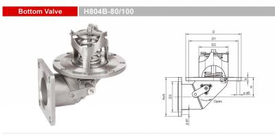 China GETH804B -80/100 Lkw-Ersatzteile Unterventile Notventile Fußventile zu verkaufen