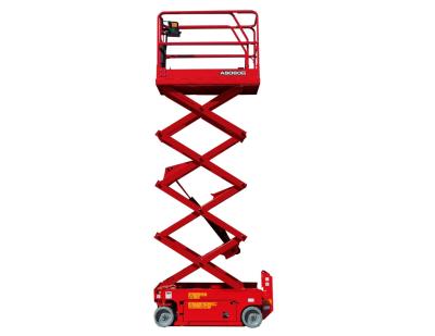 China Aerial Work Platforms Construction Scissor Lift 25 Height Lift Narrow Platform for sale