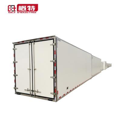 China 22.31 Ft Roll Up Door Refrigerated Truck Bodies for sale