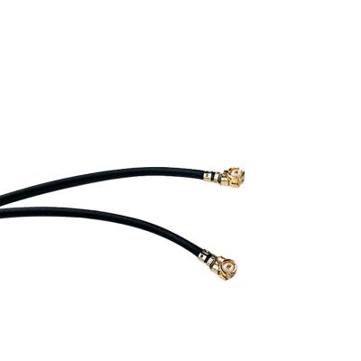 China Ni/Brass OD1.37 Ipex To Ipex Coaxial Cable With 150mm Length for sale