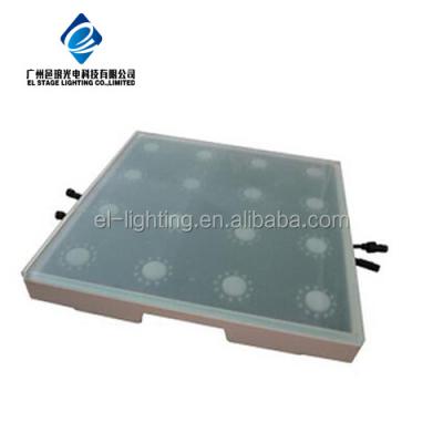 China 10mm tempered glass LED light source and IP65 IP rating led dance floor for sale