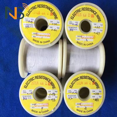 China Good Quality Nickel Alloy Heating Wire For Cutting Foam Nichrome Wire for sale