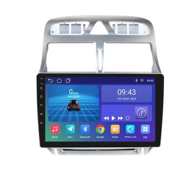 China 8+128G Android 10 GPS Jitu 9 Inch Car Radio Receiver DVD Player GPS Navigator AHD Cam For Peugeot 307 307CC 307SW 2002-2013 for sale