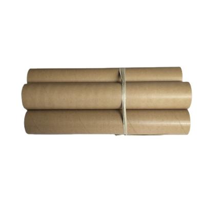 China Various Materials Sizes Recycled Brown Poster Tube Textile Paper Kraft Cardboard Tube Paper Roll Core for sale