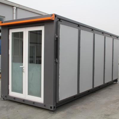 China Modern hot sale public use 20ft x 20ft portable house foldable container house for sale