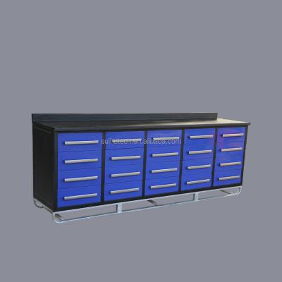 China Workshops Store Tools Stainless Steel Workbench Heavy Duty Tool Chest With Drawer Tool Cabinet And Work Bench for sale