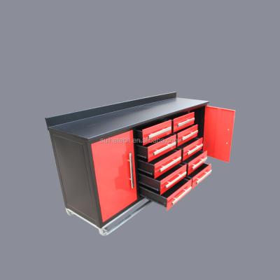 China Workshops Store Tools Stainless Steel Workbench Heavy Duty Tool Chest With Drawer Tool Cabinet And Work Bench for sale