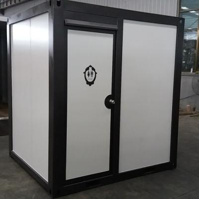 China Modern portable container house toilet with basin and shower for sale