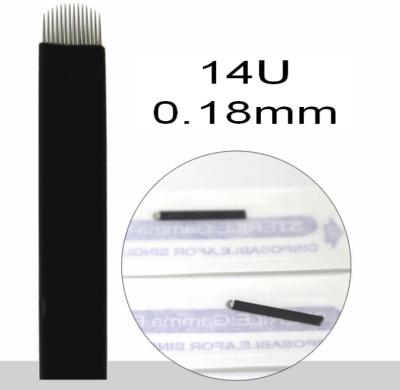 China 2021 Hot Sale Permanent Super Sharp Eyebrow Embroidery Microblading Blade Needles for sale