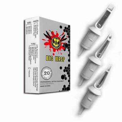 China 2021 Hot Sale High Quality White Standard BIG WASP Permanent Tattoo Cartridges for sale