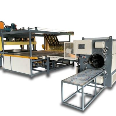 China Foam mattresses& Semi-automatic Soft Materials Mattress Compression Folding And Roll Packing Production Line for sale