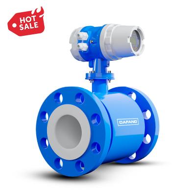 China High Accuracy SUS316 4-20ma Output Electromagnetic Liquid Flow Meter Price for sale