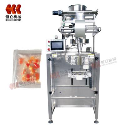 China 3 side sealing double pack liquid and granule two materials in one bag packing machine for sale