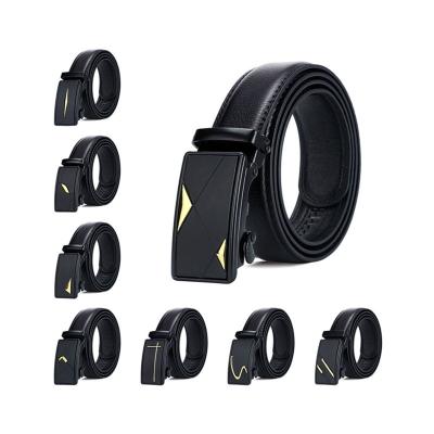 China Decoractive Auto Buckle Fashion PU Leather Men Belt for sale