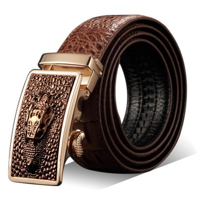 China Genuine Leather Belt Business Men's Casual Crocodile Jeans for sale