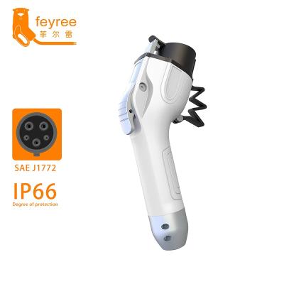 China feyree EV Charger Socket SAE J1772 Connector Type 1 16A/32A/50A/70A For Electric Car Vehicle Charging Station EVSE Wallbox 3.5kw/7kw/12kw/16.8kw for sale