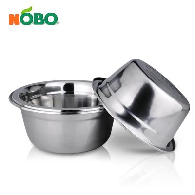 China Large 36-40cm viable multi-functional non-magnetic basin stainless steel foot sink for sale