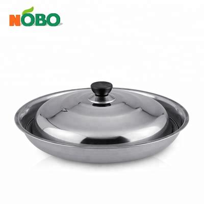 China Multi-Functional Kitchen Supply Food Cover Heat Resistant Stainless Steel Pan Lid for sale